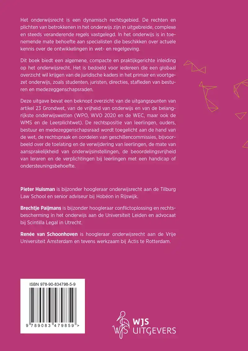 INLEIDING ONDERWIJSRECHT