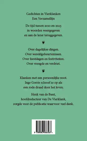 GEDICHTEN IN VIERKLANKEN