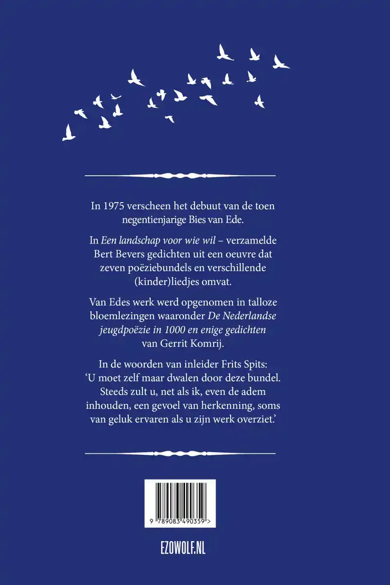 EEN LANDSCHAP VOOR WIE WIL