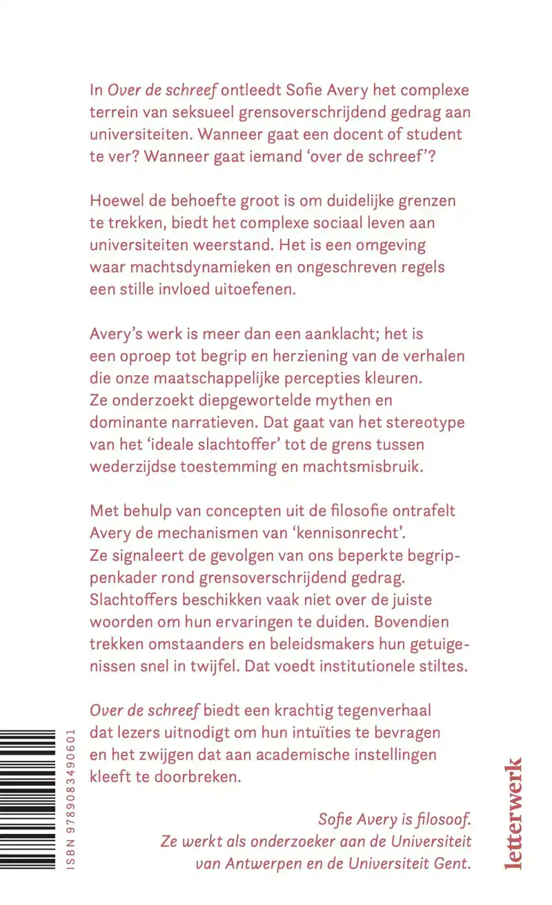 OVER DE SCHREEF
