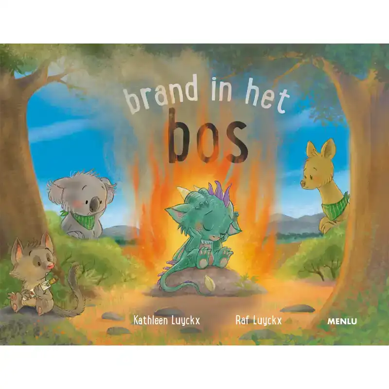 BRAND IN HET BOS