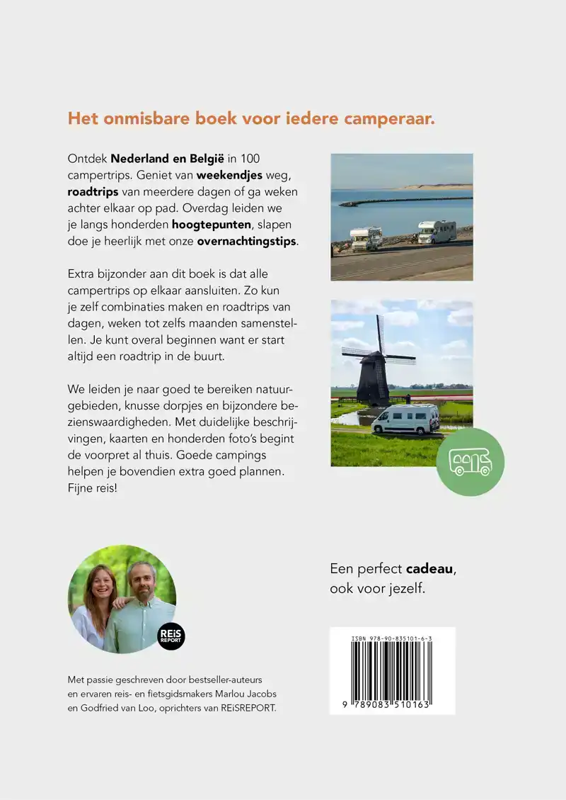 DE 100 MOOISTE CAMPERTRIPS VAN NEDERLAND & BELGIE
