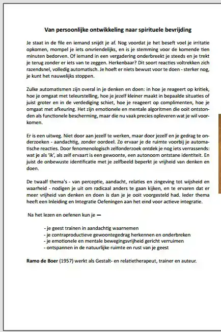 DE WAARHEID IS ABSOLUUT RELATIEF