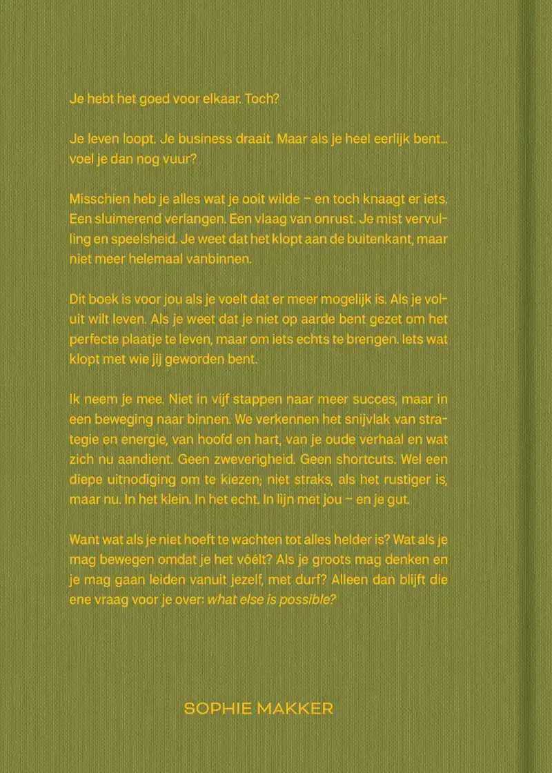 WHAT ELSE IS POSSIBLE