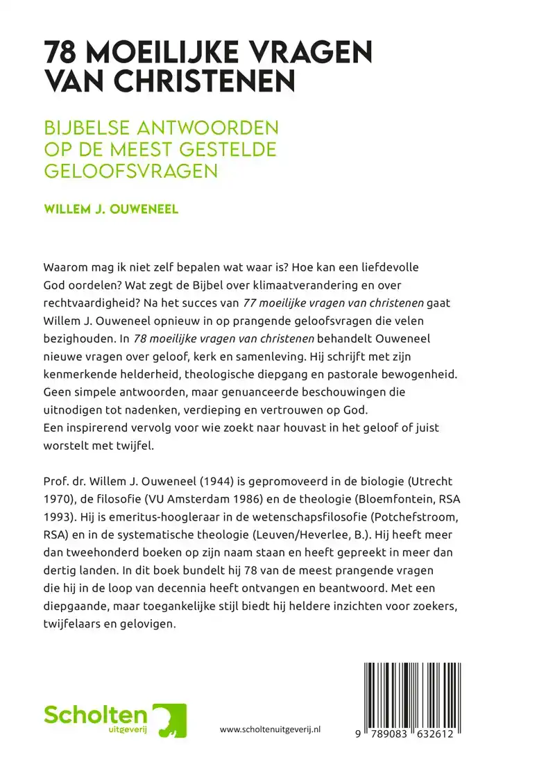 78 MOEILIJKE VRAGEN VAN CHRISTENEN