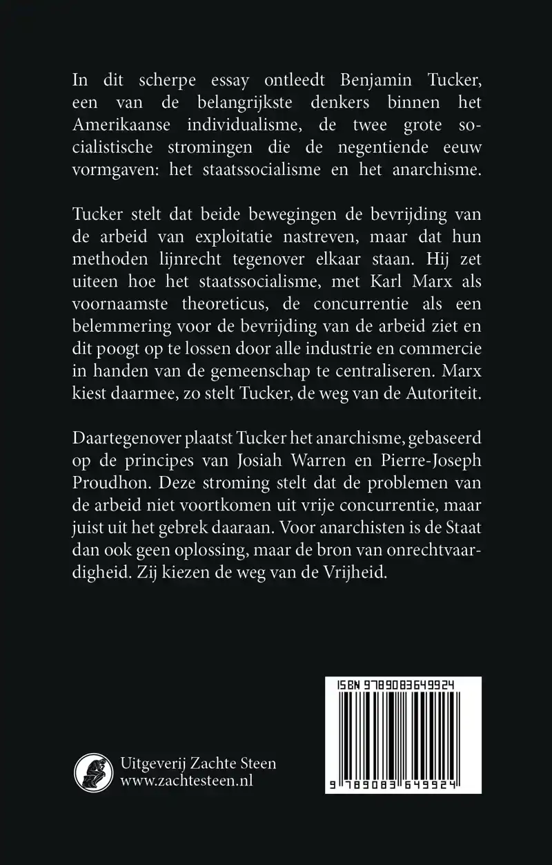 STAATSSOCIALISME EN ANARCHISME