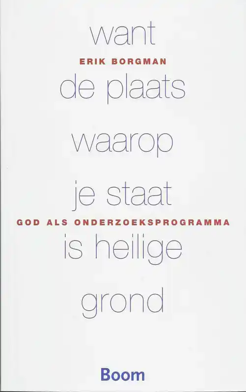 WANT DE PLAATS WAAROP JE STAAT IS HEILIGE GROND