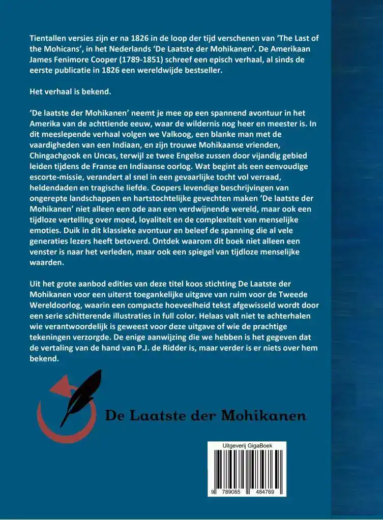 DE LAATSTE DER MOHIKANEN