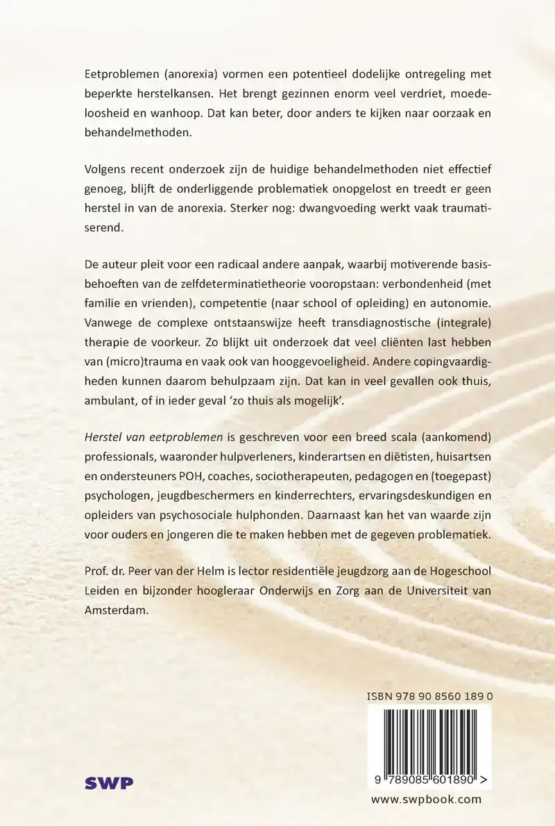 HERSTEL VAN EETPROBLEMEN (ANOREXIA)