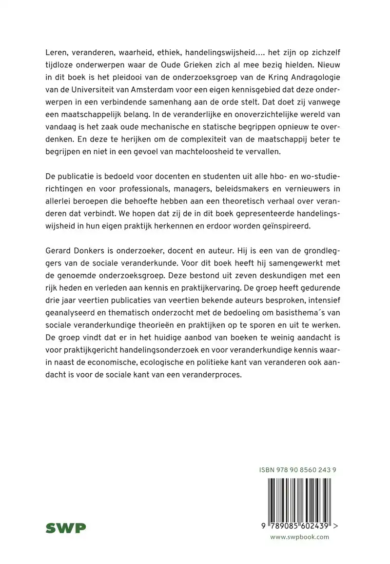 GRONDBEGINSELEN VAN VERANDEREN