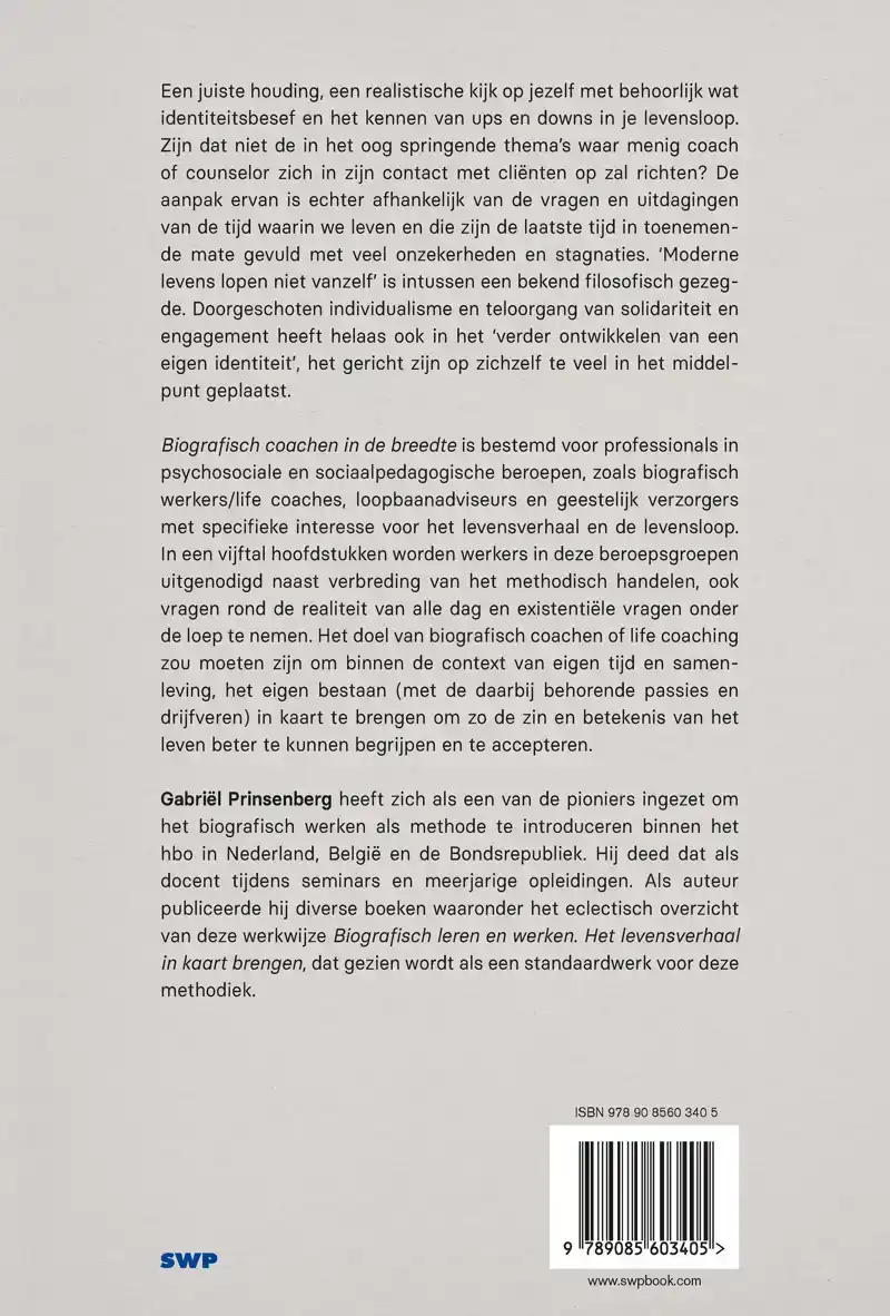 BIOGRAFISCH COACHEN IN DE BREEDTE