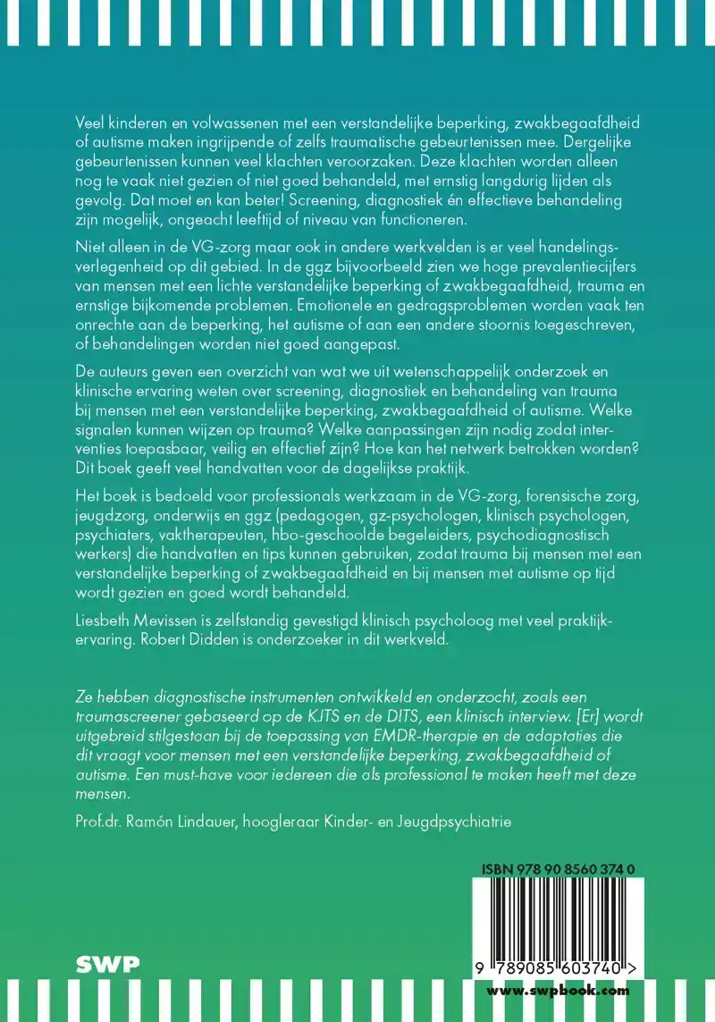 TRAUMA, VERSTANDELIJKE BEPERKING, ZWAKBEGAAFDHEID, AUTISME