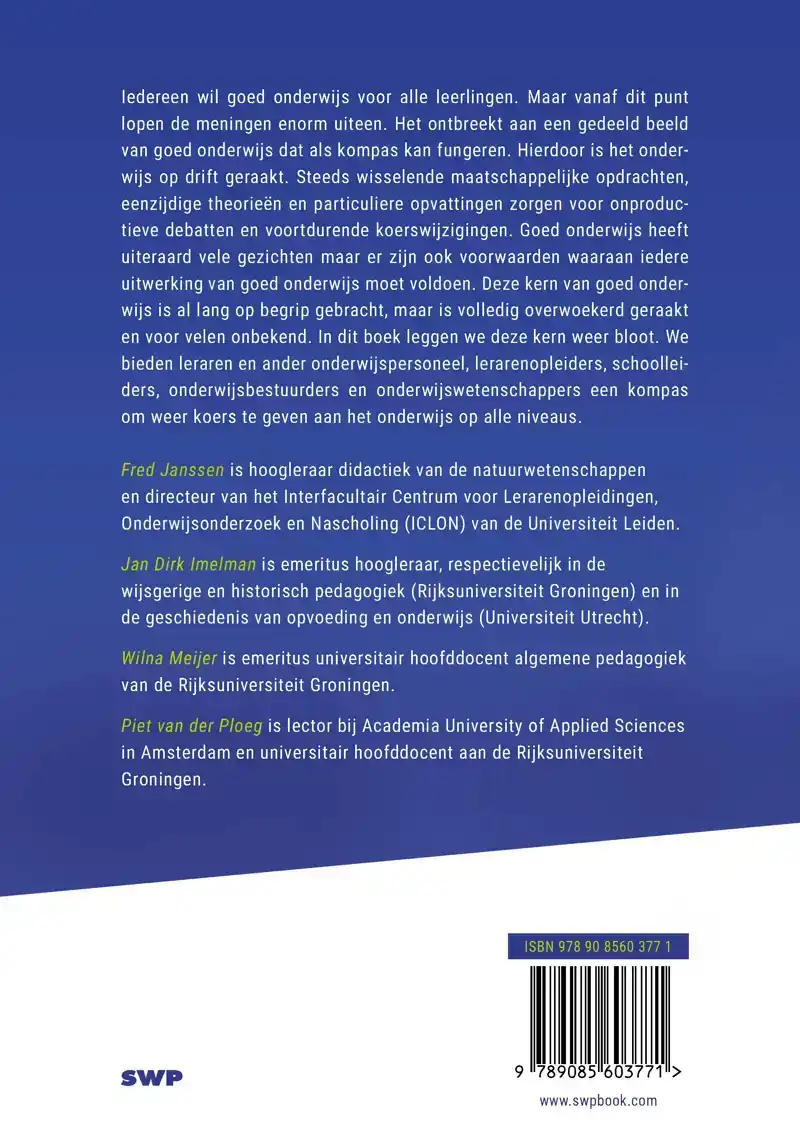 ONDERWIJS OP KOERS HOUDEN