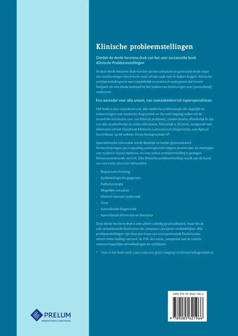 KLINISCHE PROBLEEMSTELLINGEN