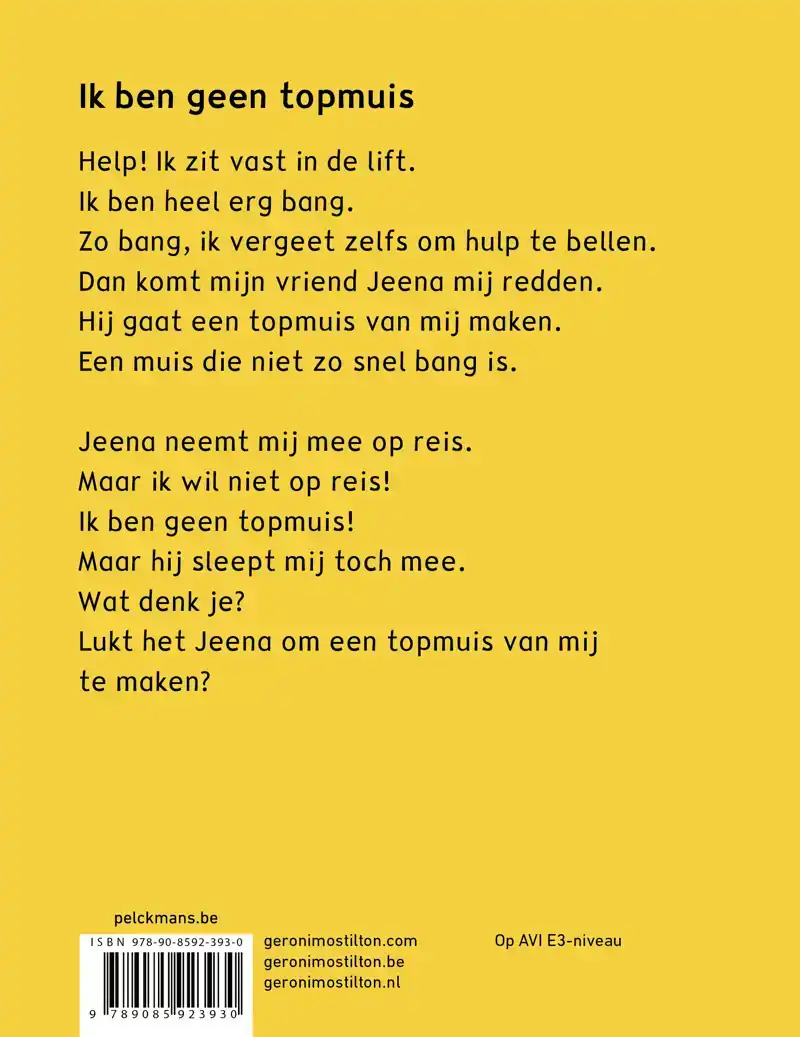 MAKKELIJK LEZEN - IK BEN GEEN TOPMUIS