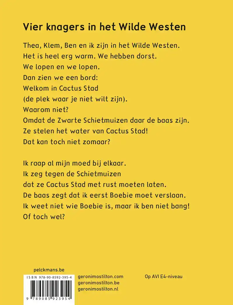 MAKKELIJK LEZEN - VIER KNAGERS IN HET WILDE WESTEN