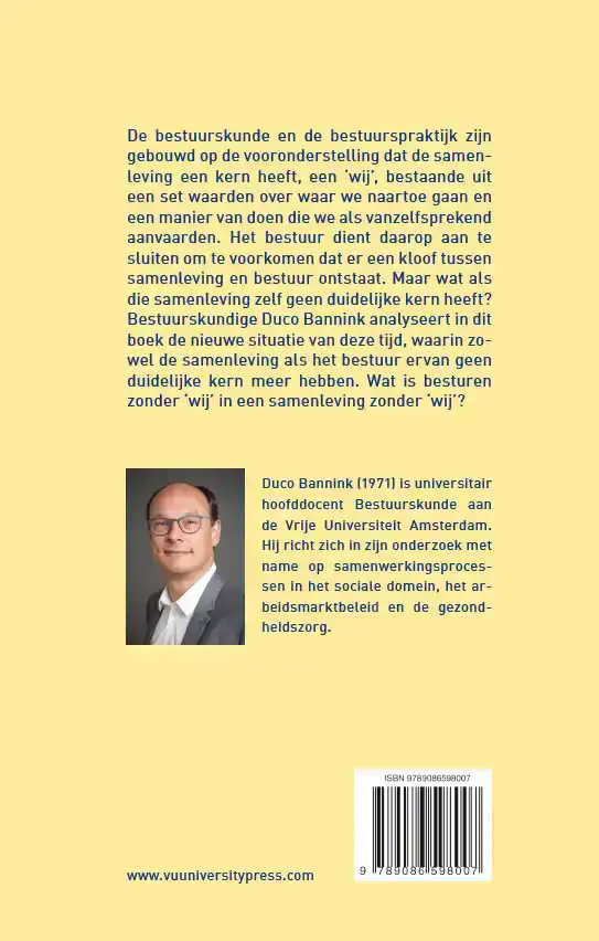 BESTUREN ZONDER WIJ