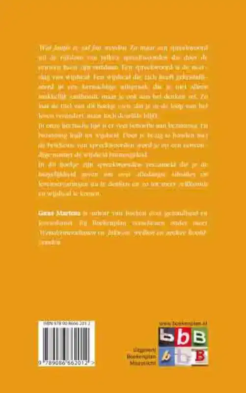 WAT JANTJE IS, ZAL JAN WORDEN
