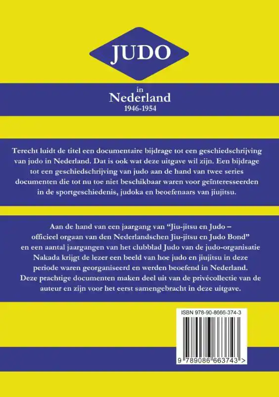 JUDO IN NEDERLAND 1946-1954