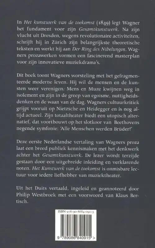 HET KUNSTWERK VAN DE TOEKOMST