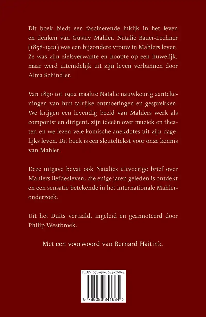 HERINNERINGEN AAN GUSTAV MAHLER