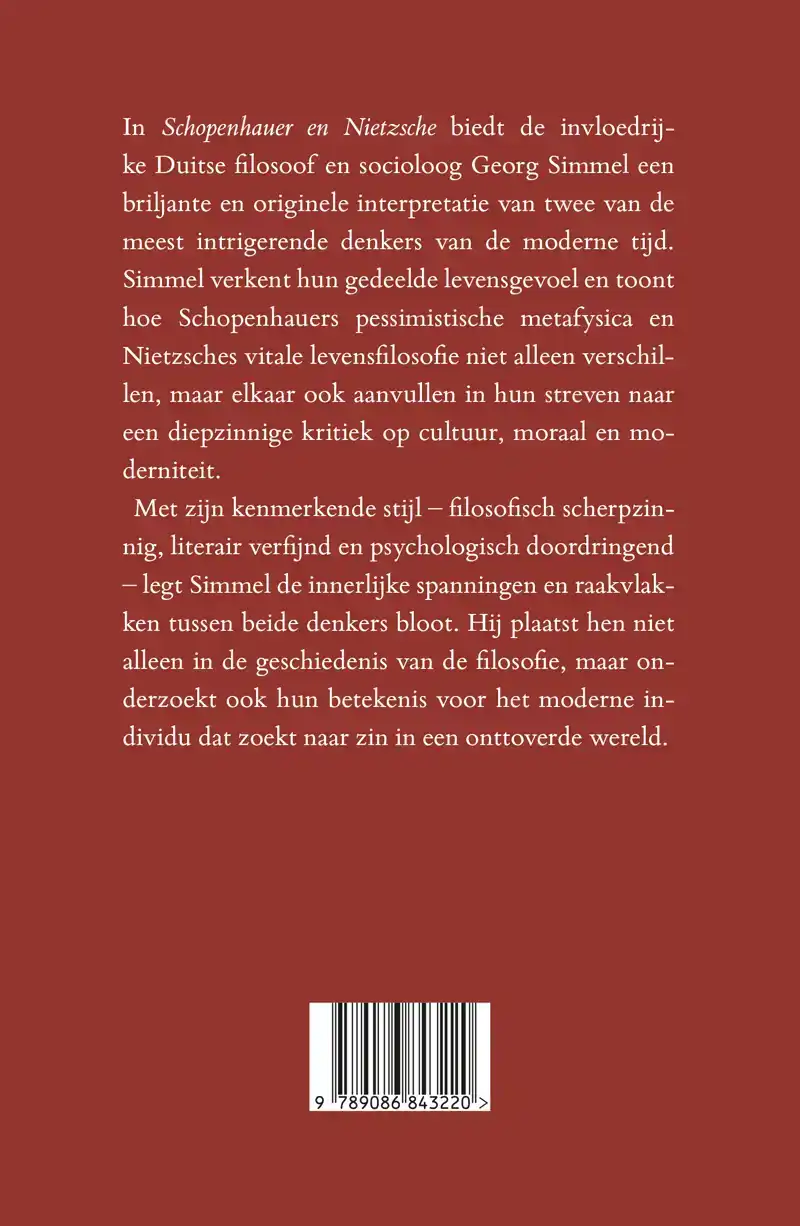 SCHOPENHAUER EN NIETZSCHE