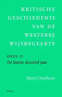 KRITISCHE GESCHIEDENIS VAN DE WESTERSE WIJSBEGEERTE