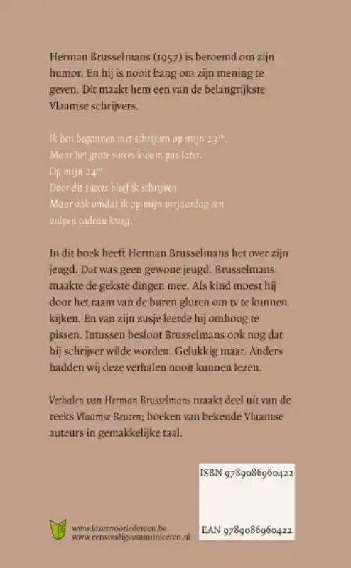 VERHALEN VAN HERMAN BRUSSELMANS