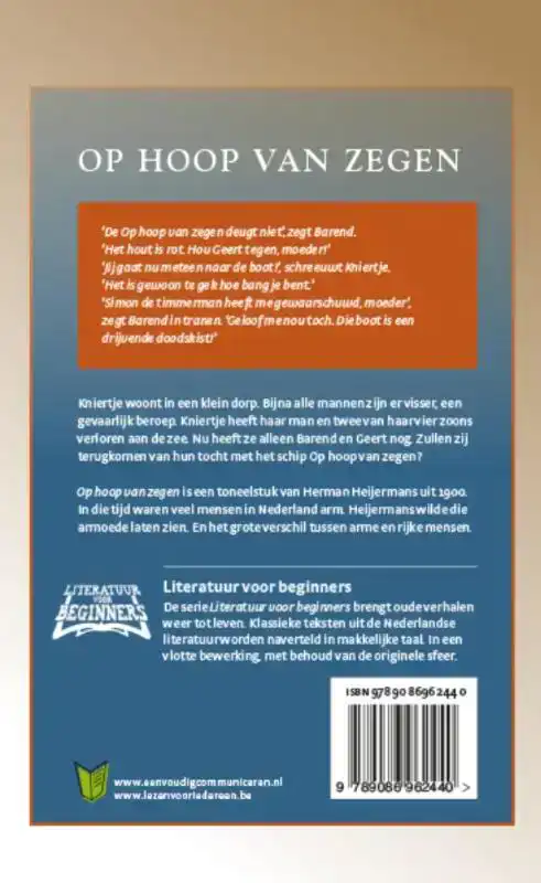 OP HOOP VAN ZEGEN