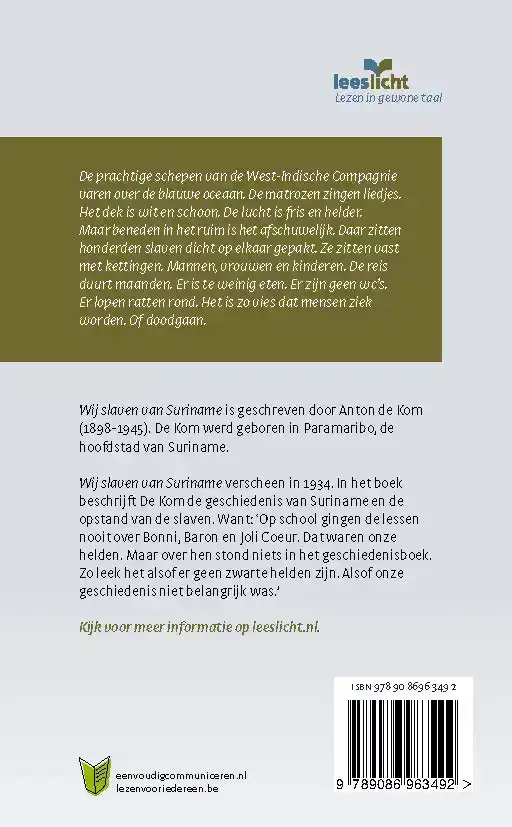 WIJ SLAVEN VAN SURINAME