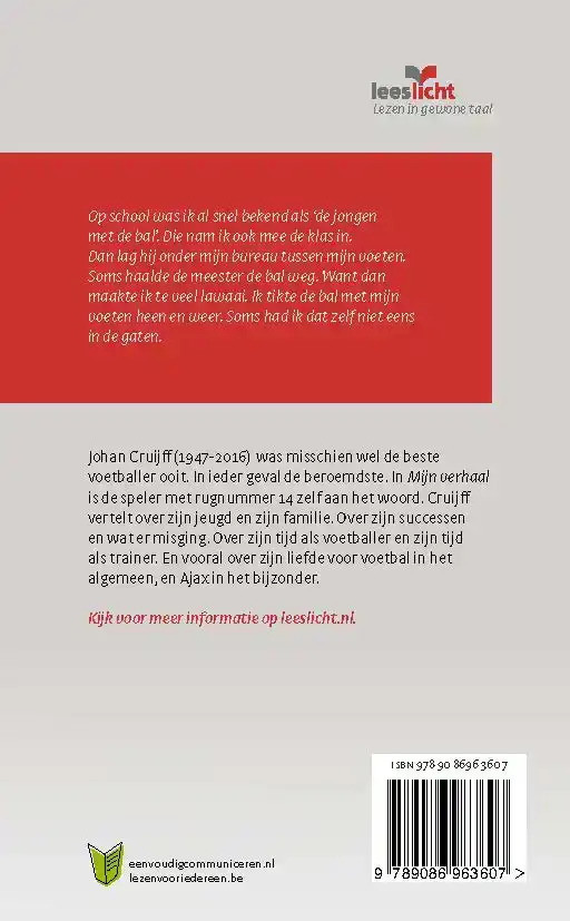 JOHAN CRUIJFF; MIJN VERHAAL