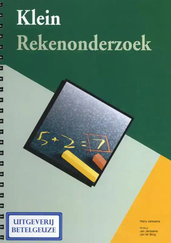 KLEIN REKENONDERZOEK