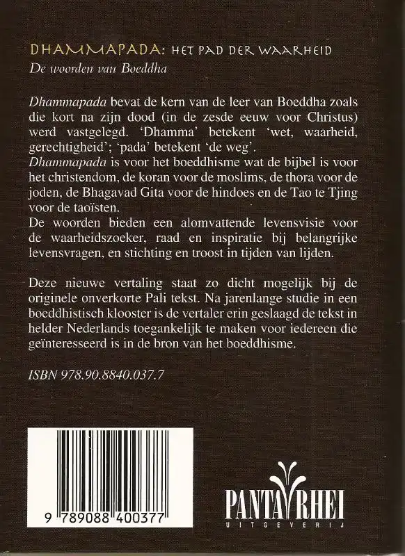 DHAMMAPADA: HET PAD DER WAARHEID