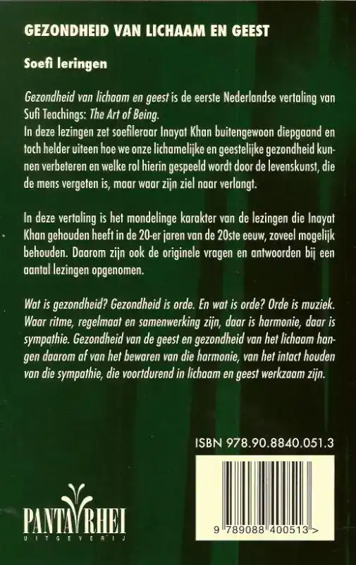GEZONDHEID VAN LICHAAM EN GEEST