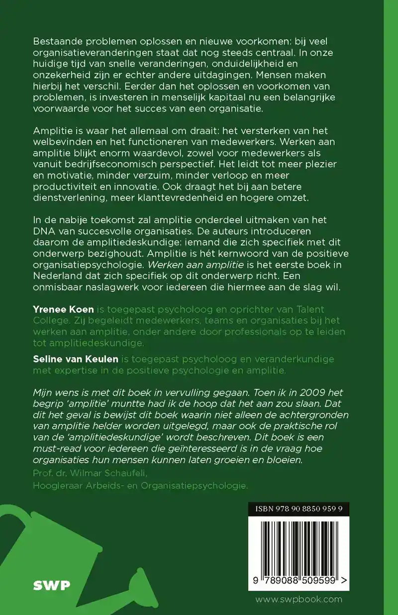 WERKEN AAN AMPLITIE