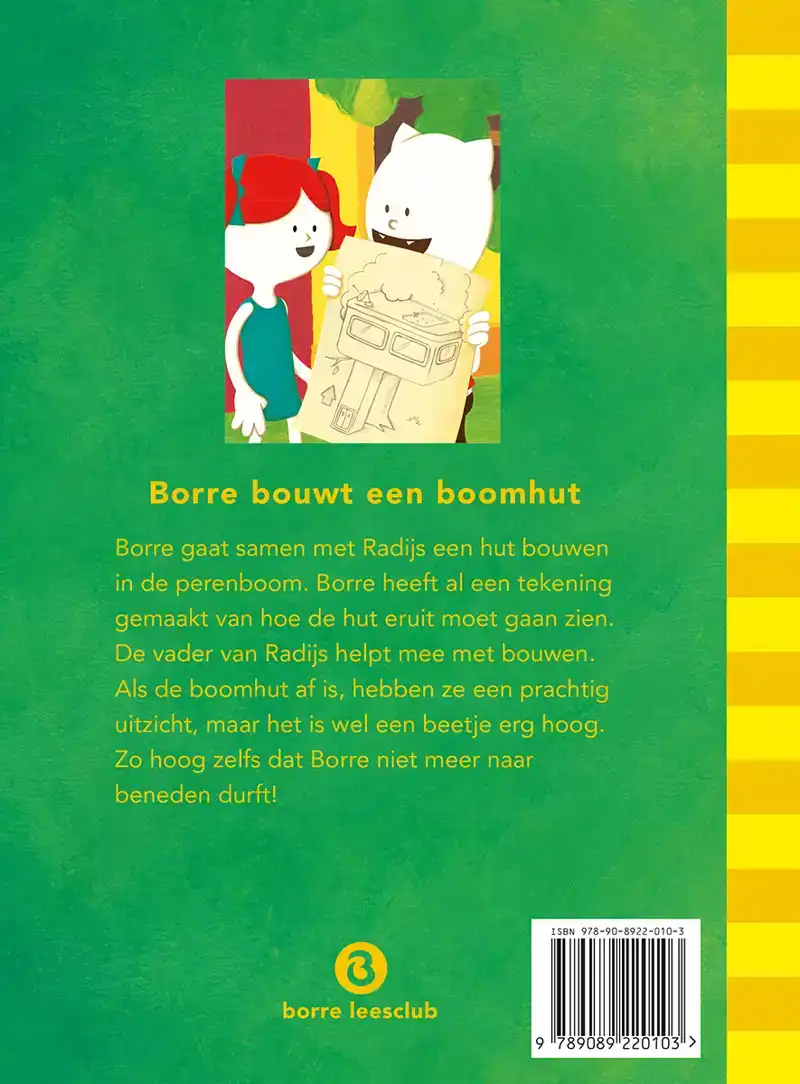 BORRE BOUWT EEN BOOMHUT