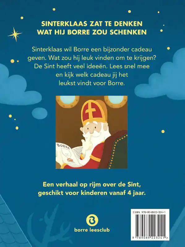 SINTERKLAAS ZAT TE DENKEN WAT HIJ BORRE ZOU SCHENKEN