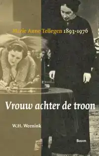 VROUW ACHTER DE TROON