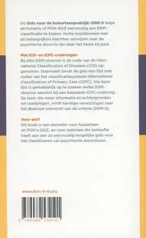 GIDS VOOR DE HUISARTSENPRAKTIJK DSM-5