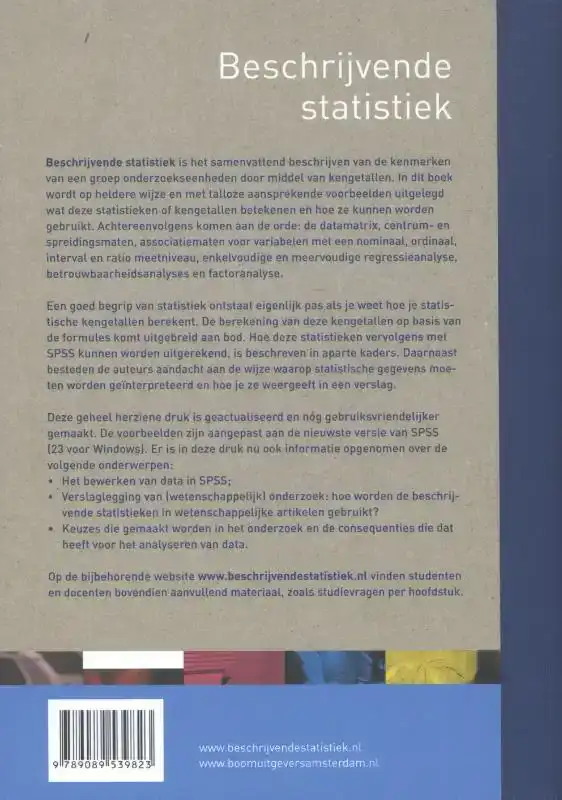 BESCHRIJVENDE STATISTIEK