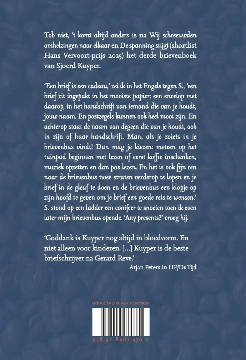 TOB NIET, HET KOMT ALTIJD ANDERS