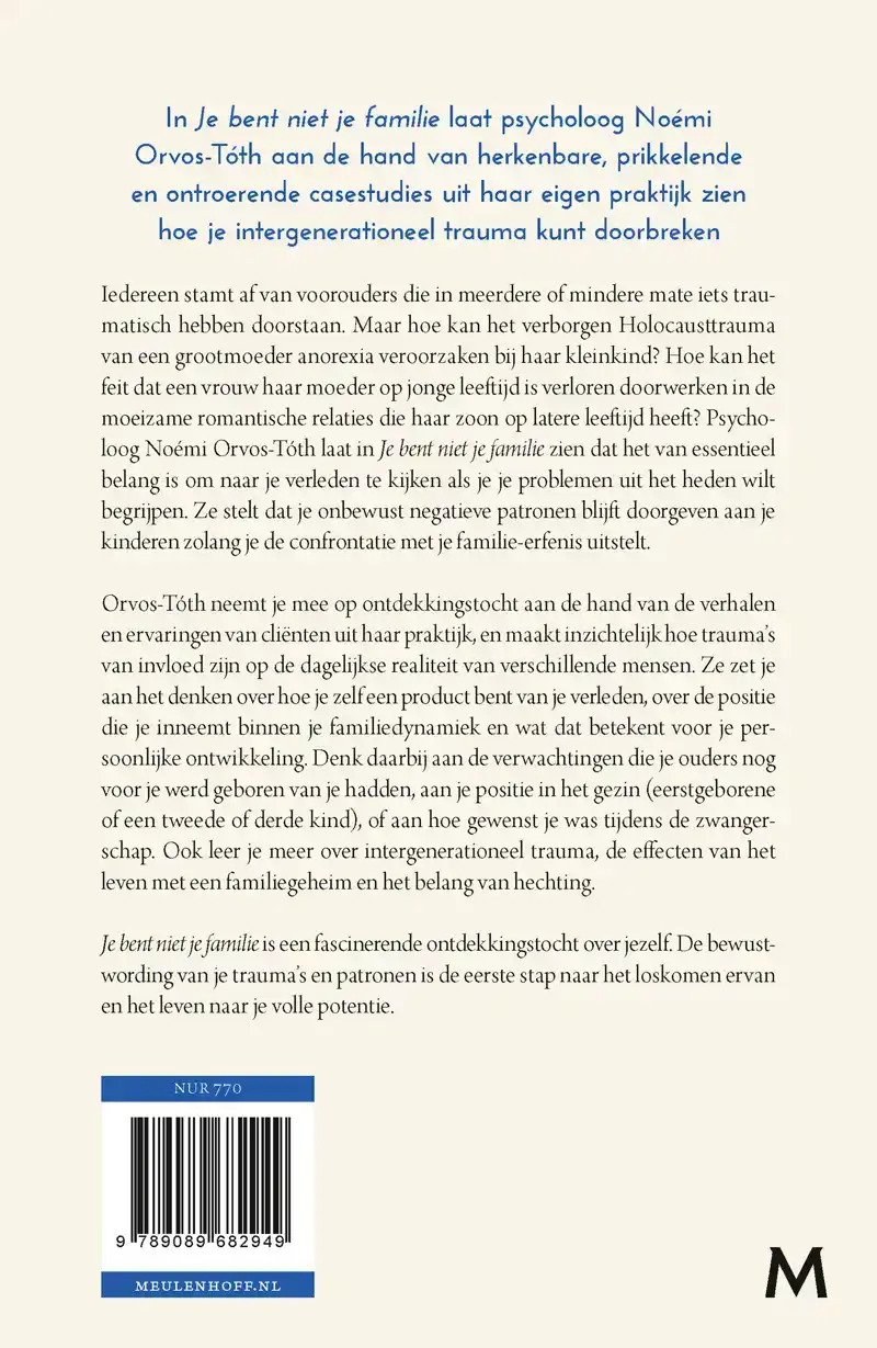 JE BENT NIET JE FAMILIE