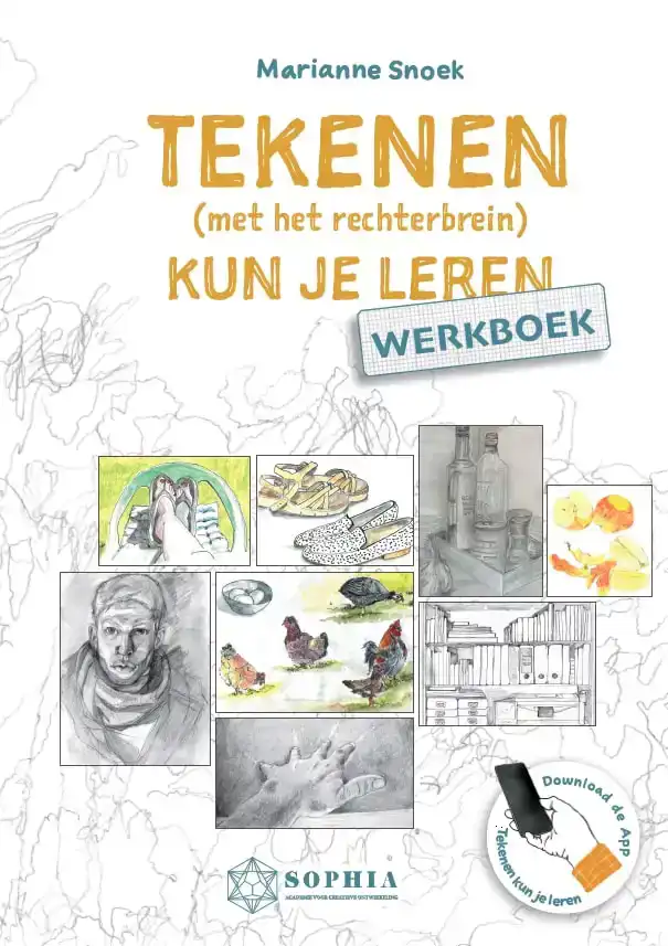 WERKBOEK TEKENEN (MET HET RECHTERBREIN) KUN JE LEREN