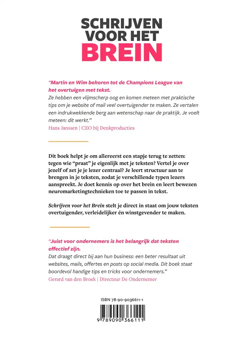 SCHRIJVEN VOOR HET BREIN