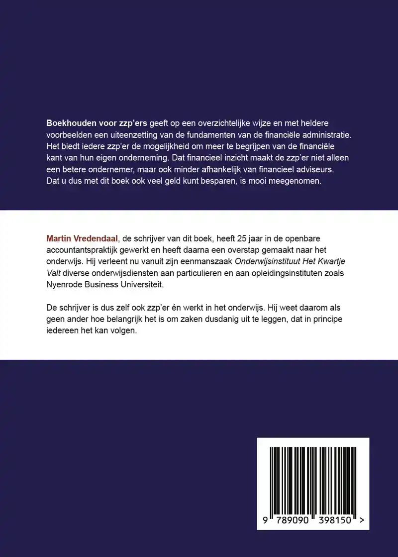 BOEKHOUDEN VOOR ZZP'ERS