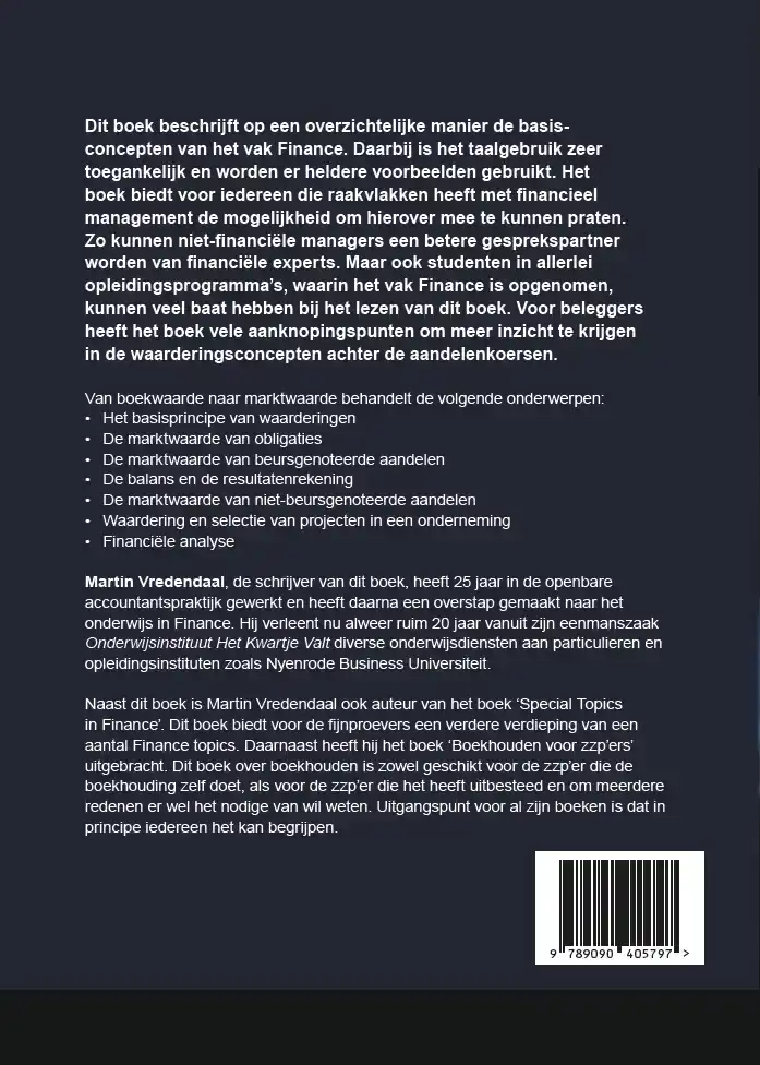 VAN BOEKWAARDE NAAR MARKTWAARDE