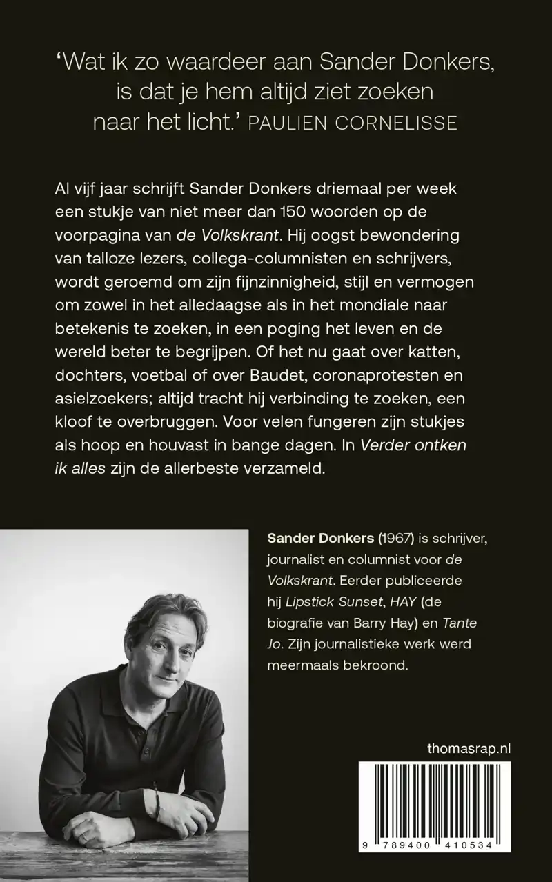 VERDER ONTKEN IK ALLES