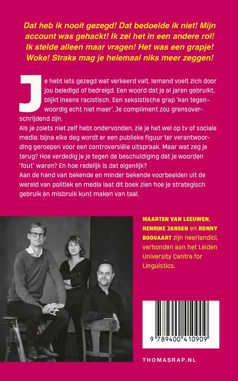 MAAR ZO BEDOELDE IK HET NIET!