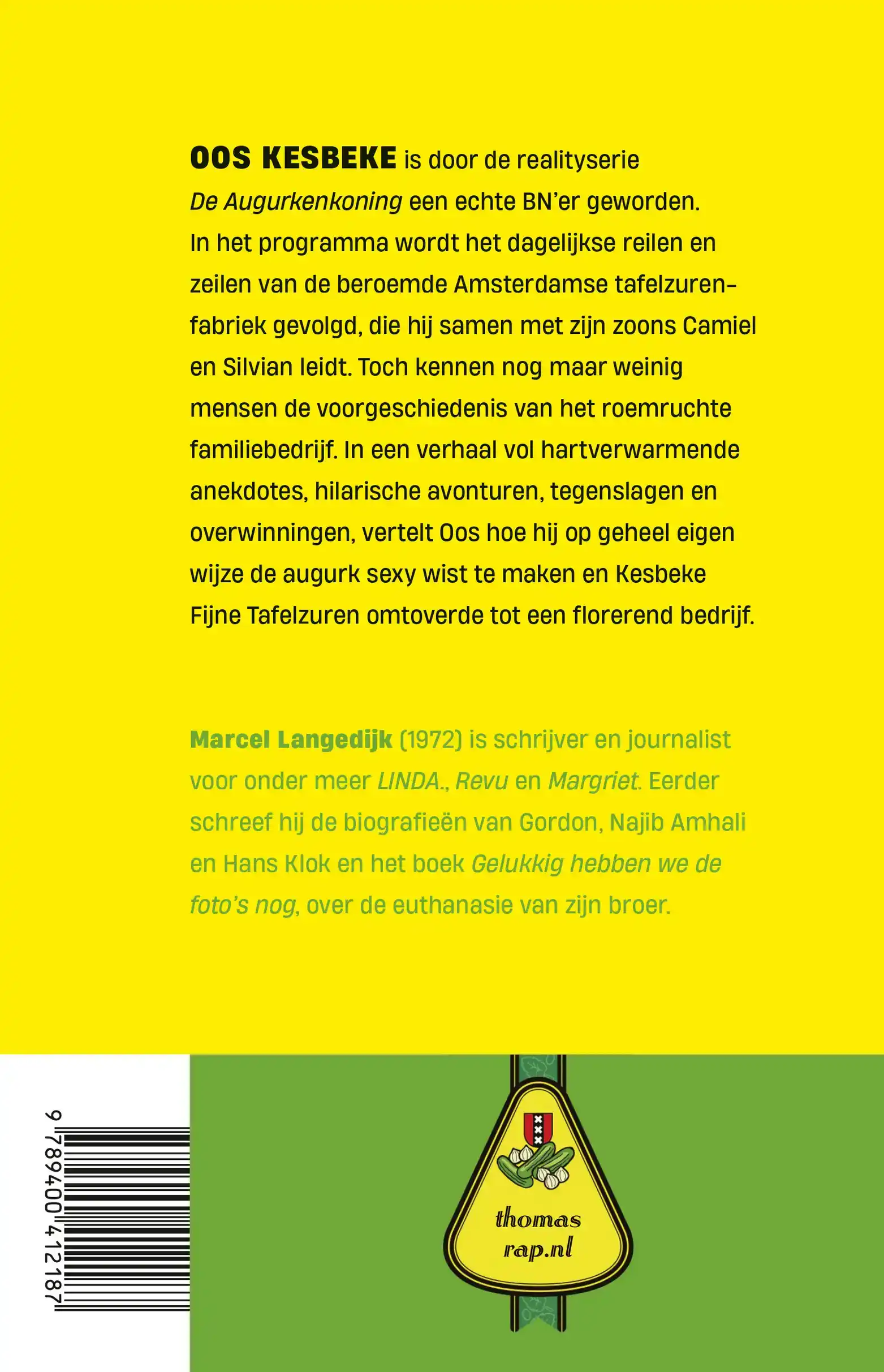 OOS KESBEKE, AUGURKENKONING