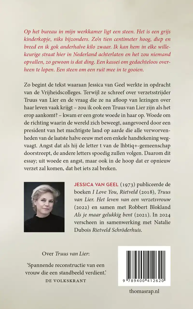 EEN STEEN OP MIJN BUREAU